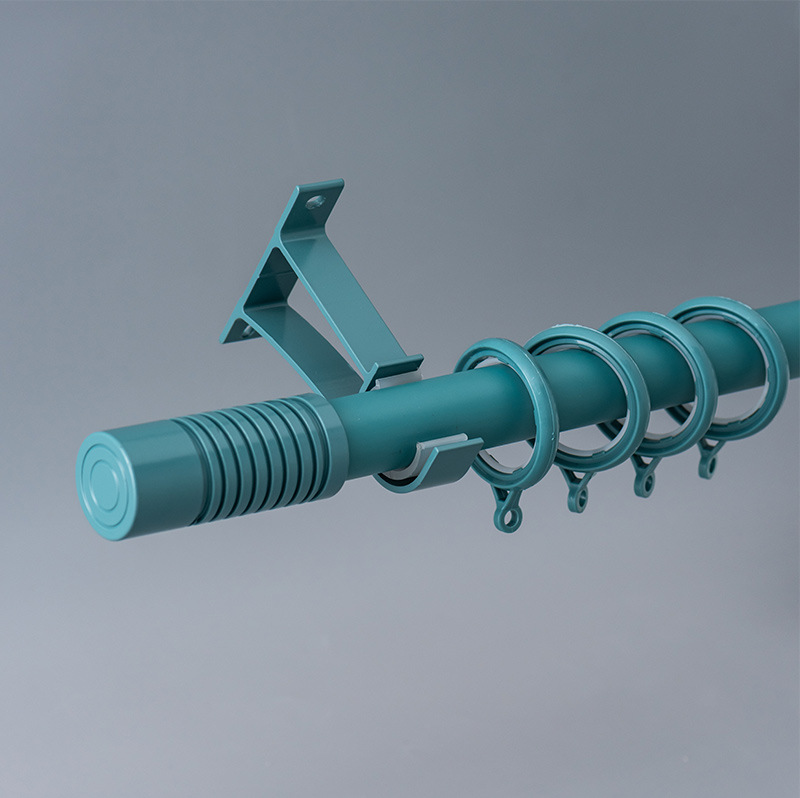 Moda gruesa de carga durable aleación de aluminio varilla romana de lujo cortina pista mudo Luz de lujo cortina varilla Romana