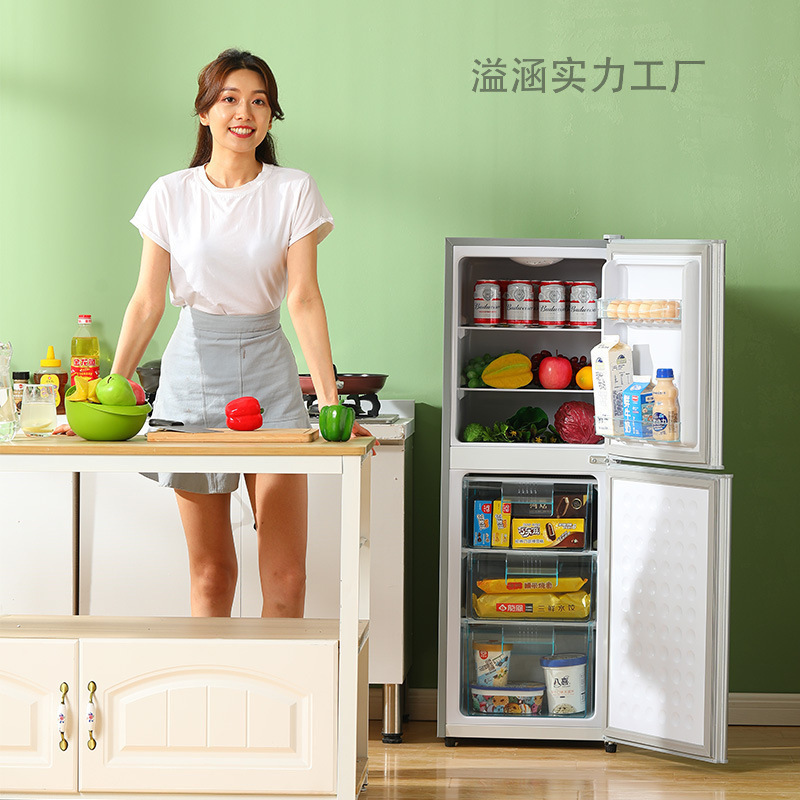 両開きドアの家庭用ミニ寮小型冷蔵庫、賃貸ホテルの客室用冷凍冷蔵庫、オフィス用に非常にコスト効率が高い|undefined