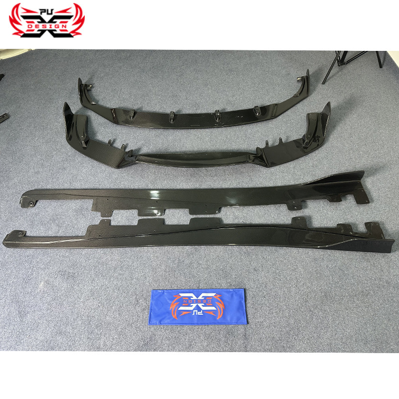 Suitable for Lexus Lc500 Front Bumper Modification Art Style Diffuser Front Lip Dry Carbon Fiber Spoiler