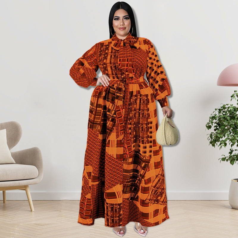 Women's Clothing Women's Plus Size Long Sleeved Collared Dress Style Autumn Clothing Long Sleeve For Formal & Casual For Women_ecoleips.com