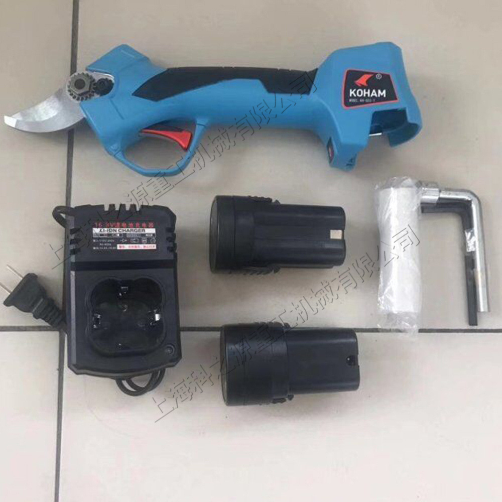 便携式园林剪枝机 小型果园果枝电动剪刀 苹果树葡萄枝自动修剪机