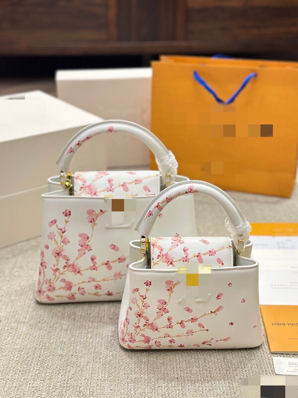 Donkey's New Capucines Lady Bag Color Label Handbag Women's High-End Ladies Commuter Bag Full Set Gift Box