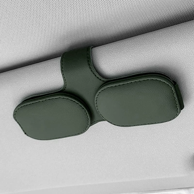 Car Glasses Clip/Bill Clip – clip multifunctional sunglasses clip - blackstone-green
