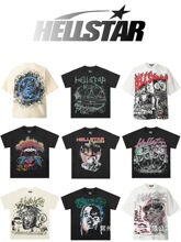 �߰汾Hellstar֮����ʽ�߽�ӡ��Vintage��ŮVTG����T�����l