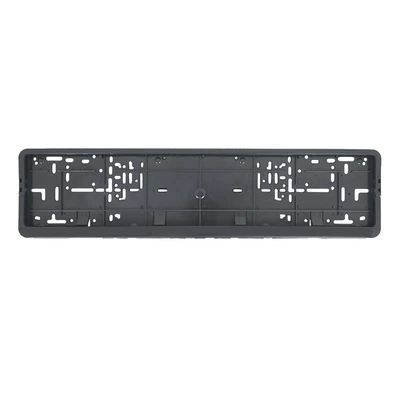 European gauge license plate frame collection License plate holder/license plate holder - european-gauge-open-plastic-xc-w040-pp-black
