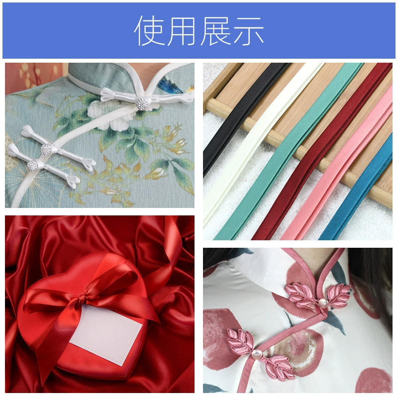 Cloth, cheongsam, elastic realistic silk tape