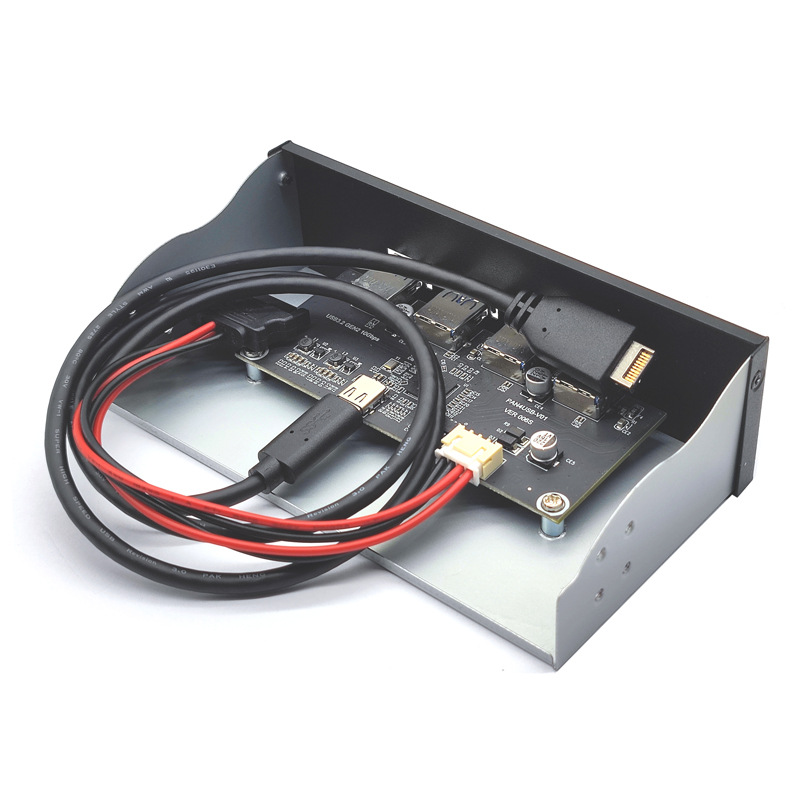 USB3.2 TYPE-C����λ10Gbps���3.5��5.25��HUB 19PINתC��������