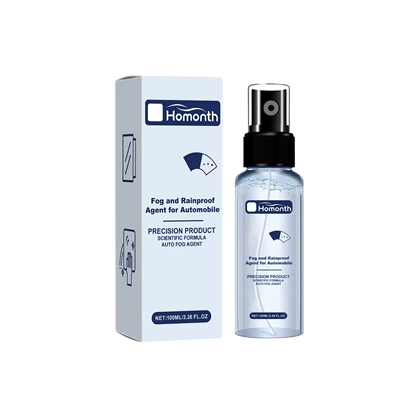 Homonth Car Glass Anti-Fog and Rain-Proof Agent, Car Window Anti-Rain and Waterproof Cleaning Spray for Car Glass (Automotive glass defogging agent) - 100ml