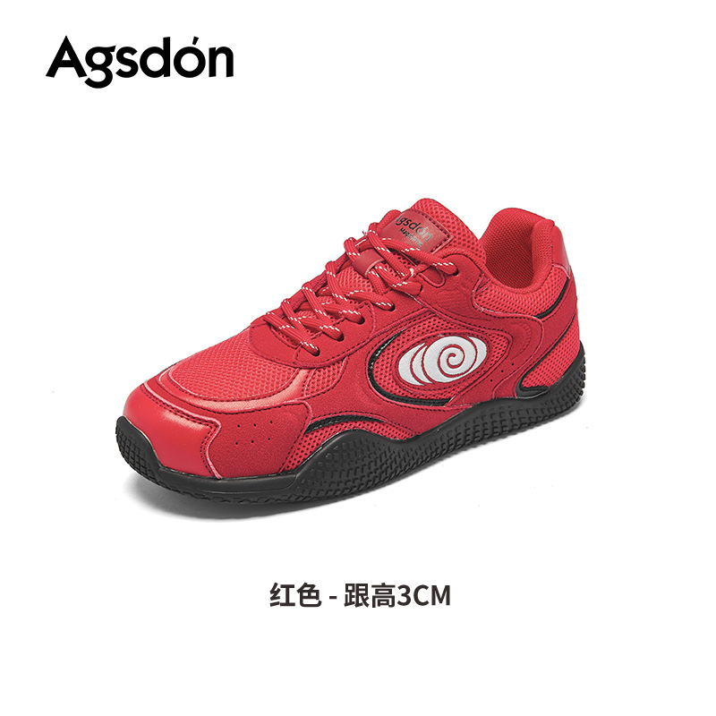 Augu Shi Deng plata zapatos de entrenamiento para mujeres 2025 nuevos zapatos deportivos de verano, zapatos de carreras ligeros casuales, zapatos de suela gruesa