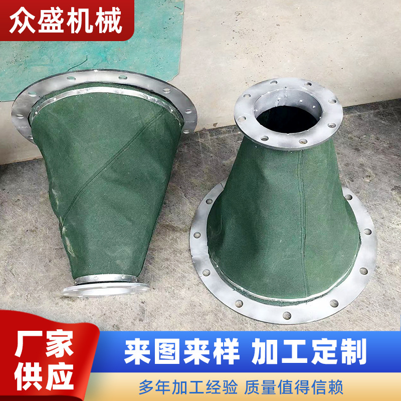 防火通风软连接 阻燃耐磨防雨防尘耐腐蚀 硅胶布帆布风机软连接
