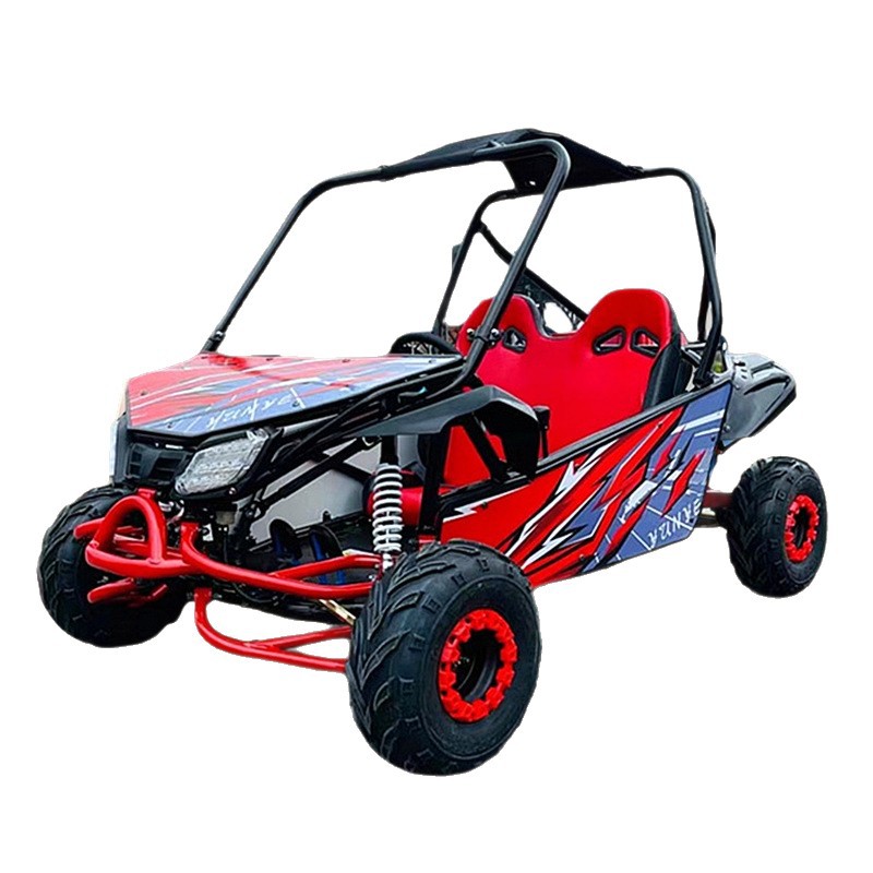 circuito de kart eléctrico de montaña motocicleta de cuatro ruedas campo de competición drifting beach car bicicletas de montaña de dos asientos