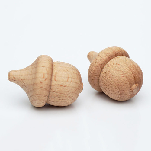 Waldorf open small building blocks hamster grinding teeth and chewing simulation toys natural beech wood paint-free environmentally friendly wooden ornaments