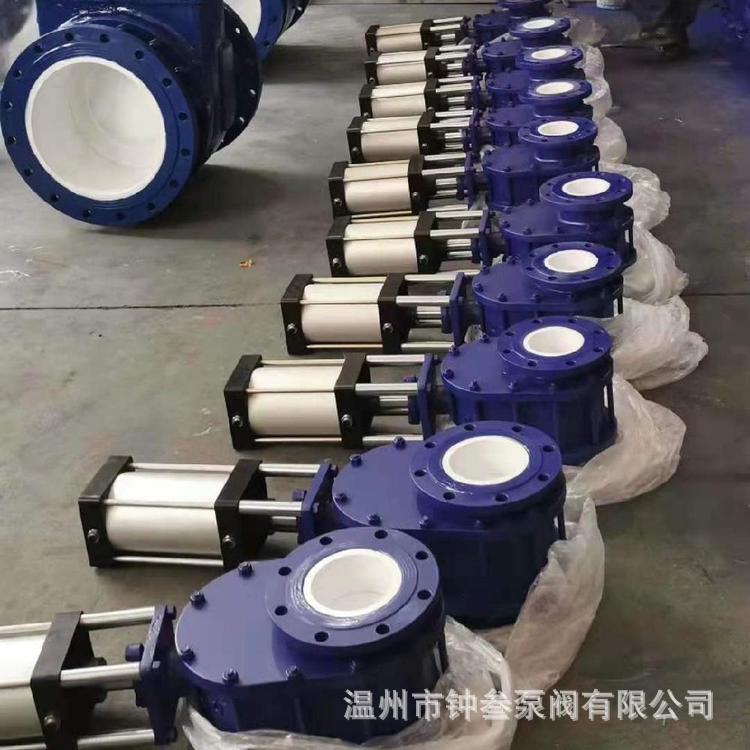 Z644TC-16C 气动陶瓷双闸板闸阀 排渣闸阀 陶瓷阀 陶瓷闸阀Z644TC