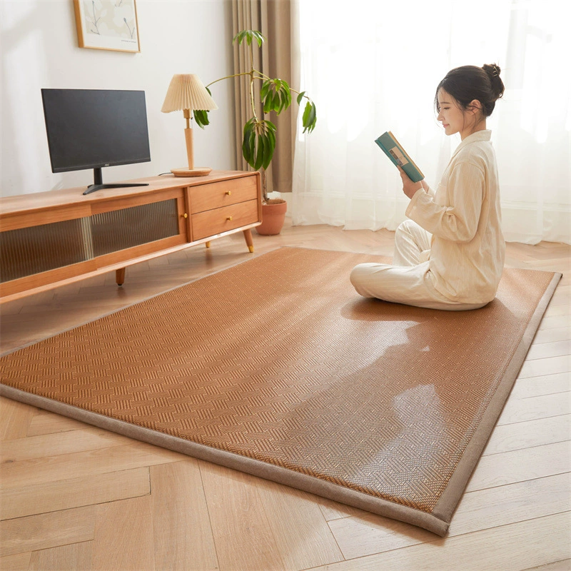 Коврики из ротанга 1.5m1.8 м кровать толстая складная шелковая коврика для льда