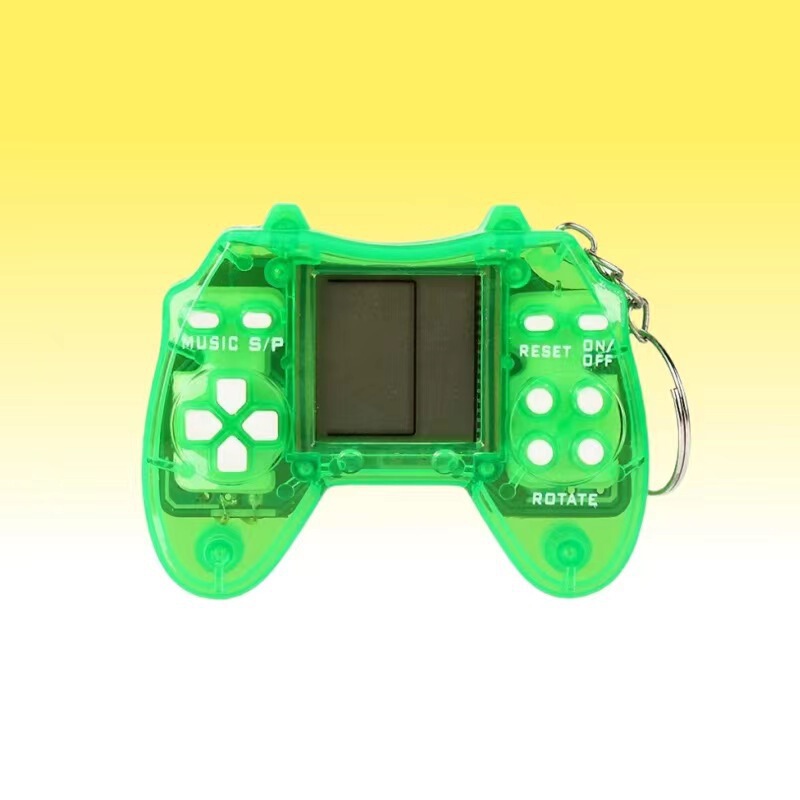 ハンドルのテトリスのゲーム機のキーホルダーのミニのハンドヘルドの露店は経典のノスタルジックな型のおもちゃの卸売りを売ります。|undefined