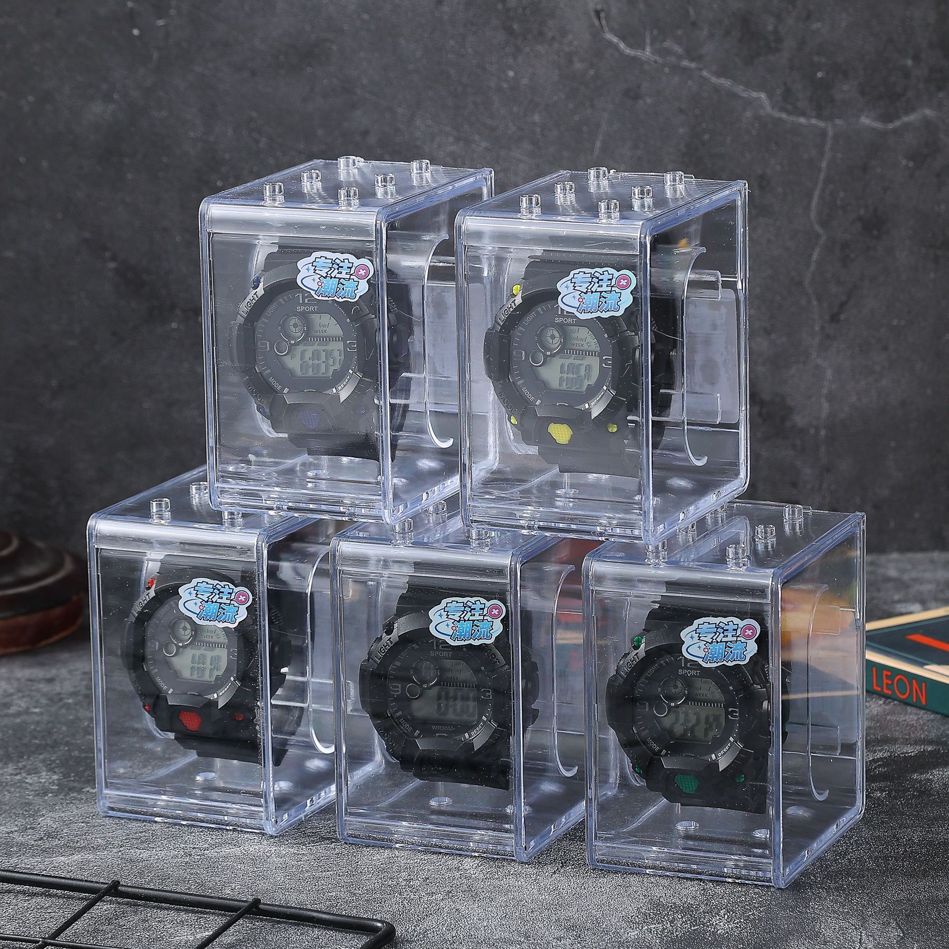 Teenage Women's Watch Student Trend Junior High School and High School Children's Sports Luminous Waterproof Multi-Functional Electronic Women's Watch