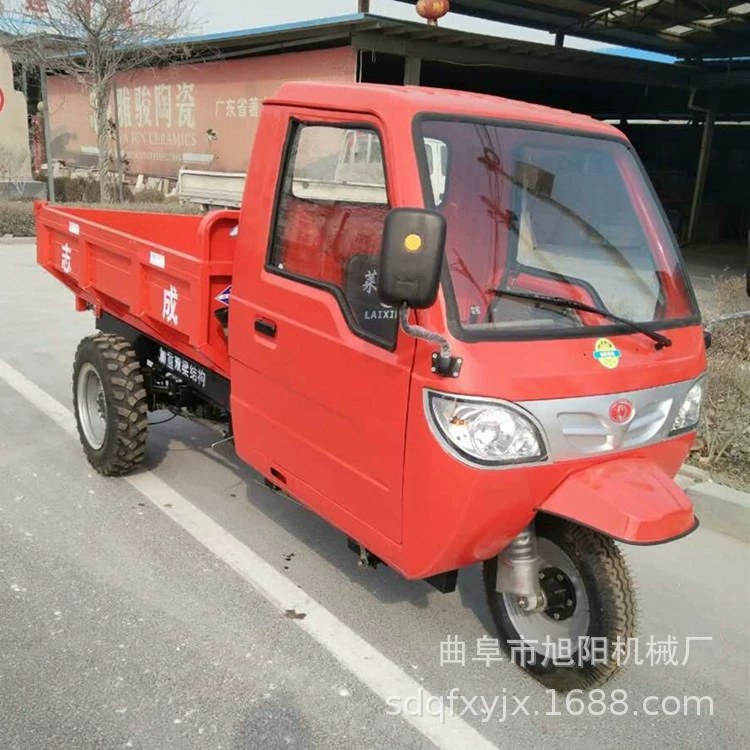 Zhicheng Diesel Сельскохозяйственный Трехколесный Велосипед Материал Строительной Площадки Транспортное Средство Горнодобывающий Район Моторный Трехколесный Самосвал