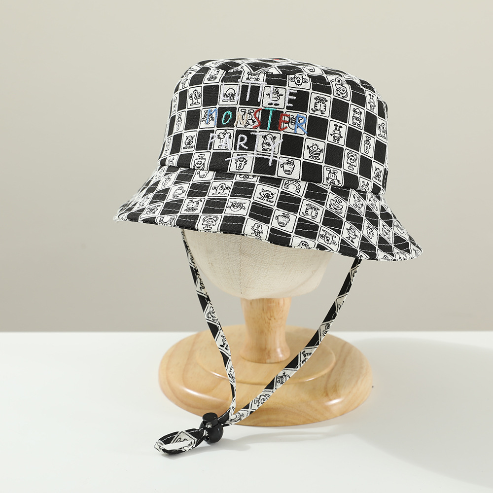 Primavera y otoño sombrero de niños protección solar sombrero de verano viaje al aire libre sombrero de pescador para hombres y mujeres simple moda sombrero de marea