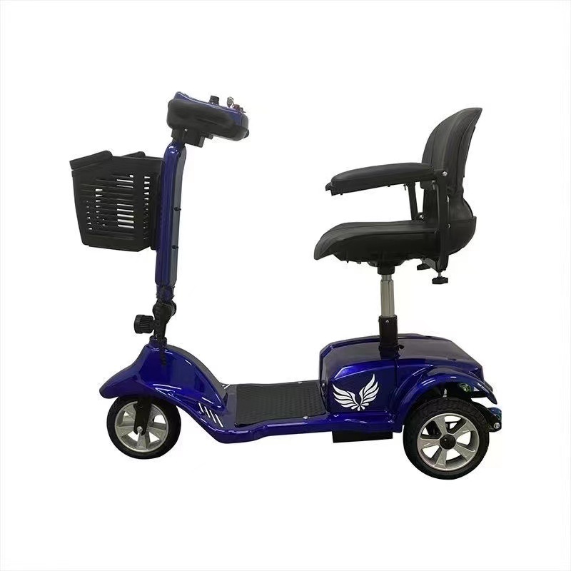 Elderly walking tricycle low speed elderly electric battery car household lightweight disabled small folding help
