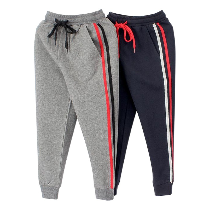 Pantalones Antimosquitos Infantil de Algodón, Contraste de Color para Primavera y Otoño