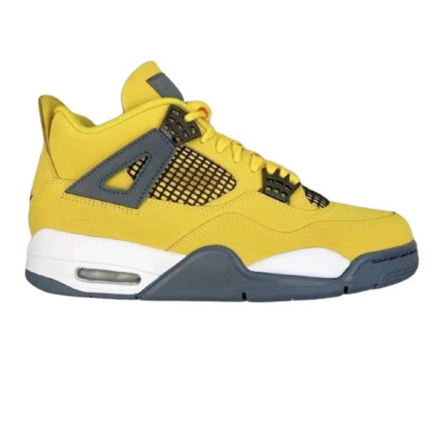 Putian AJ4 hembra eléctrica Jordan hembra eléctrica negro cemento París zapatos de baloncesto puro original Joe4 Duck Duck AJ3 zapatos de baloncesto cojín de aire