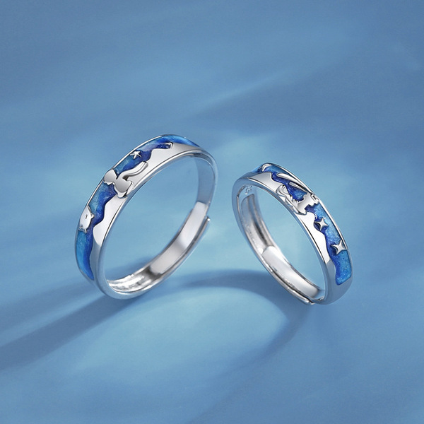 Small design adjustable ring for men and women