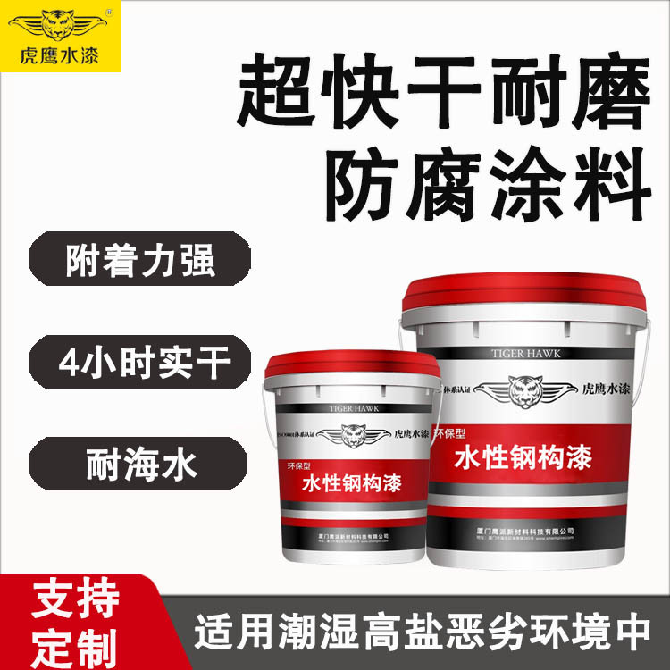 虎鹰 桥梁超快干耐磨防腐涂料 应用海上平台隧道潮湿高盐防腐油漆
