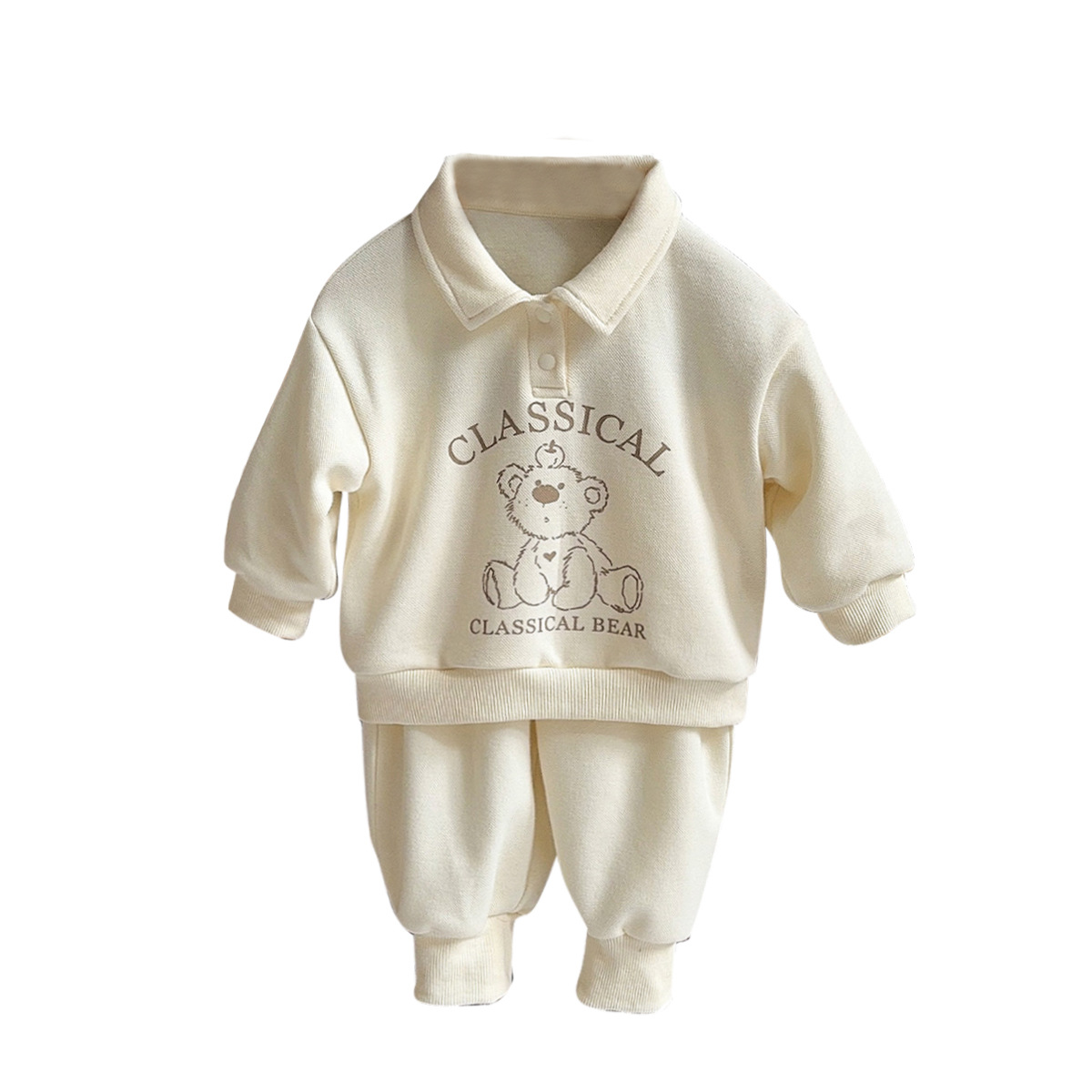 24 primavera nueva ropa para niños coreanos, traje de suéter con cuello de polo para niños, traje de hermana y hermano, traje de hermano y hermana, traje de salida de estilo de moda