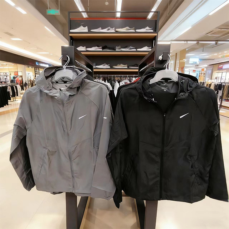 Brand Sports Jacket Men's Windbreaker Spring and Autumn Quick-Drying Casual Running Woven Sports Windproof Track and Field Training Jacket for Men