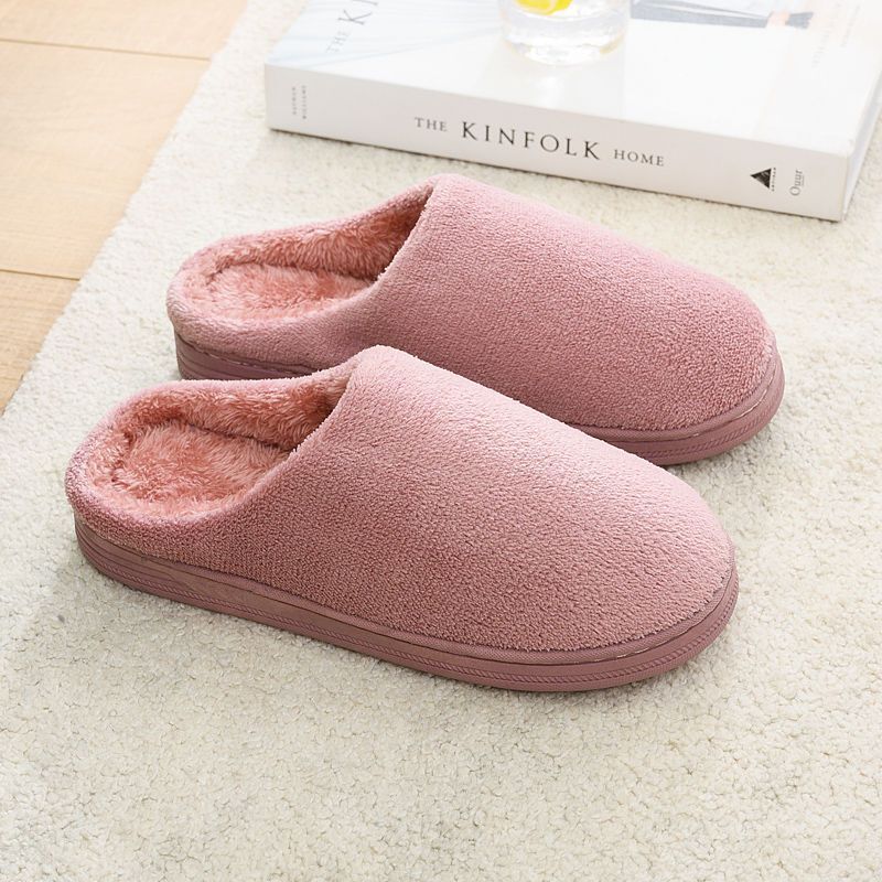 綿のスリッパを買って、女性の秋冬の家の室内の滑り止めの保温を買って、月子のカップルの毛のスリッパの男を厚くします。|undefined