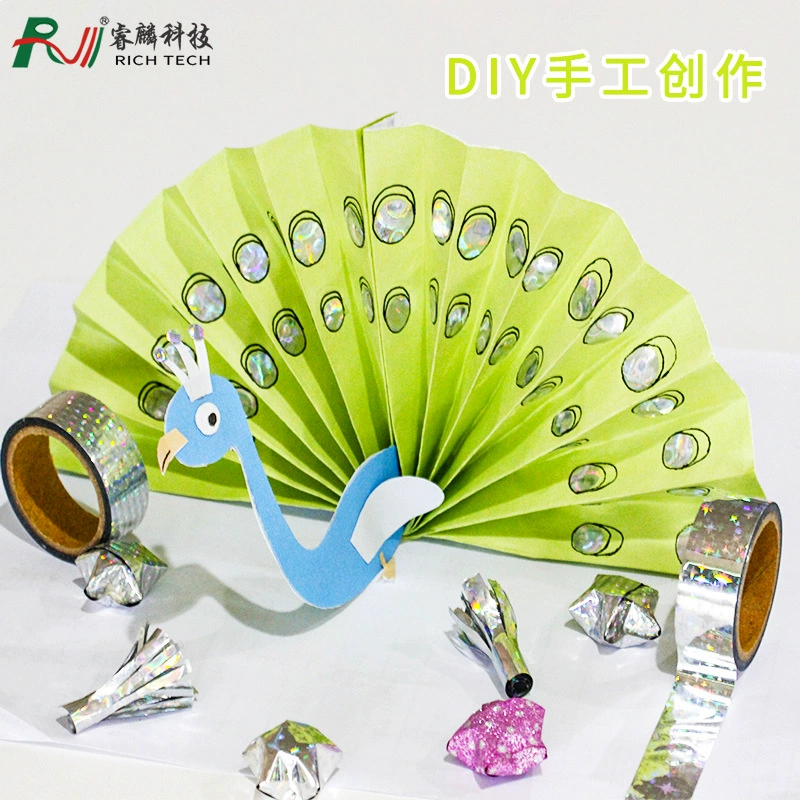 Retroreflective Decorative Tape, BOPP Acrylic, 3 mm × 3 m, Holographic Pattern Pack