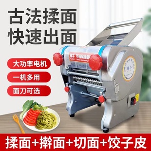 Ruiniu Copper Wire Stainless Steel Electric Noodle Machine Noodle Press Household Commercial Small Rolling Noodle Kneading Machine Noodle