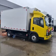 销售二手重汽豪沃 福田厢货 豪沃4x2轻卡车8吨箱式载货车