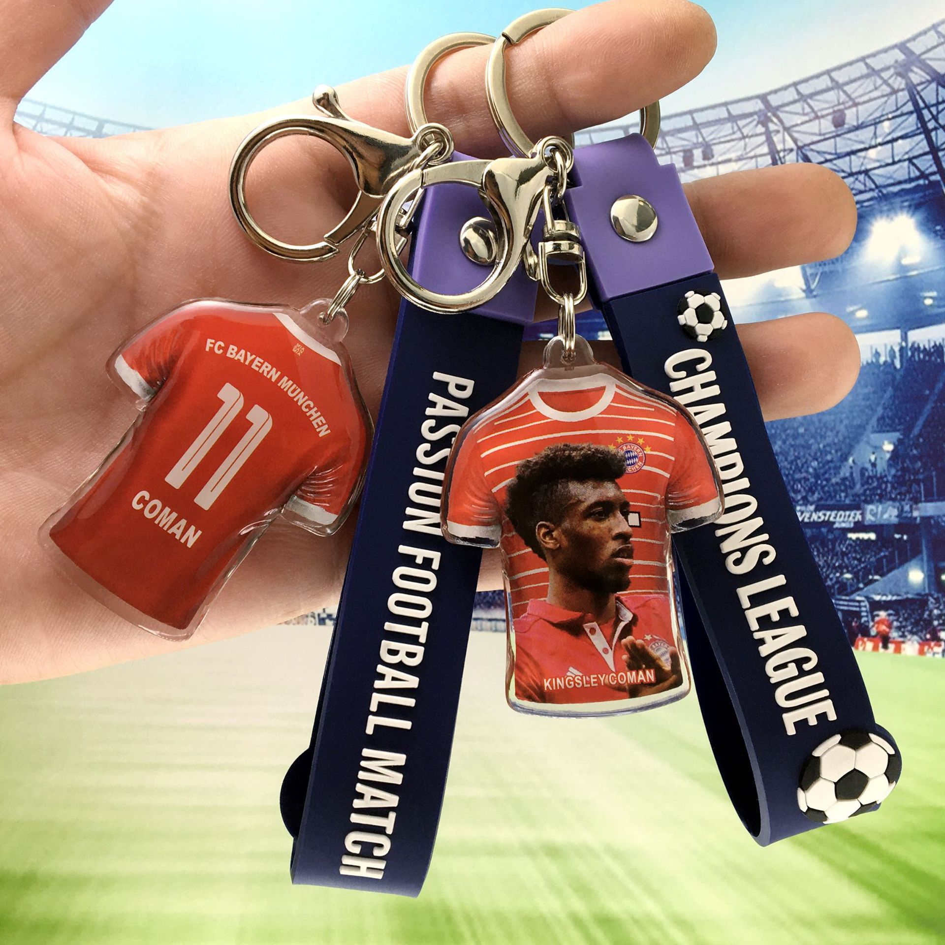 拜仁慕尼黑俱乐部-11#金斯利·科曼+墨蓝手带