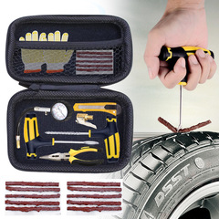Car tire repair tool set vacuum tire motorcycle electric car strip quick glue liquid vehicle emergency equipment