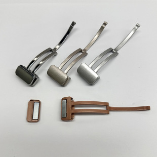Cross-border Watch4/Watch5 20/16mm Silicone Leather Strap Magnetic Folding Buckle for Samsung Watch