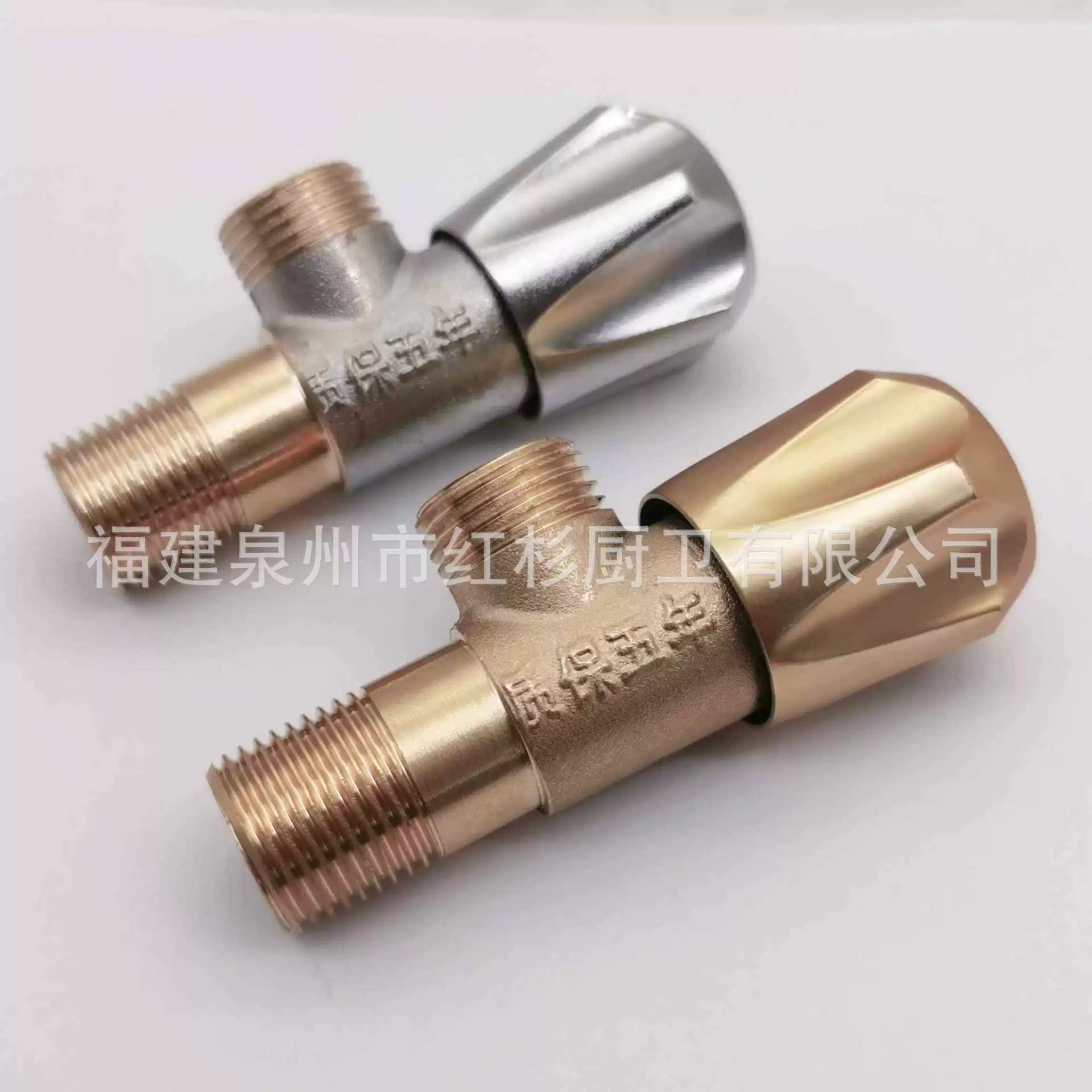 Factory direct selling pure copper triangle valve full copper thick corner valve water heater toilet water stop water triangular valve warranty for five years