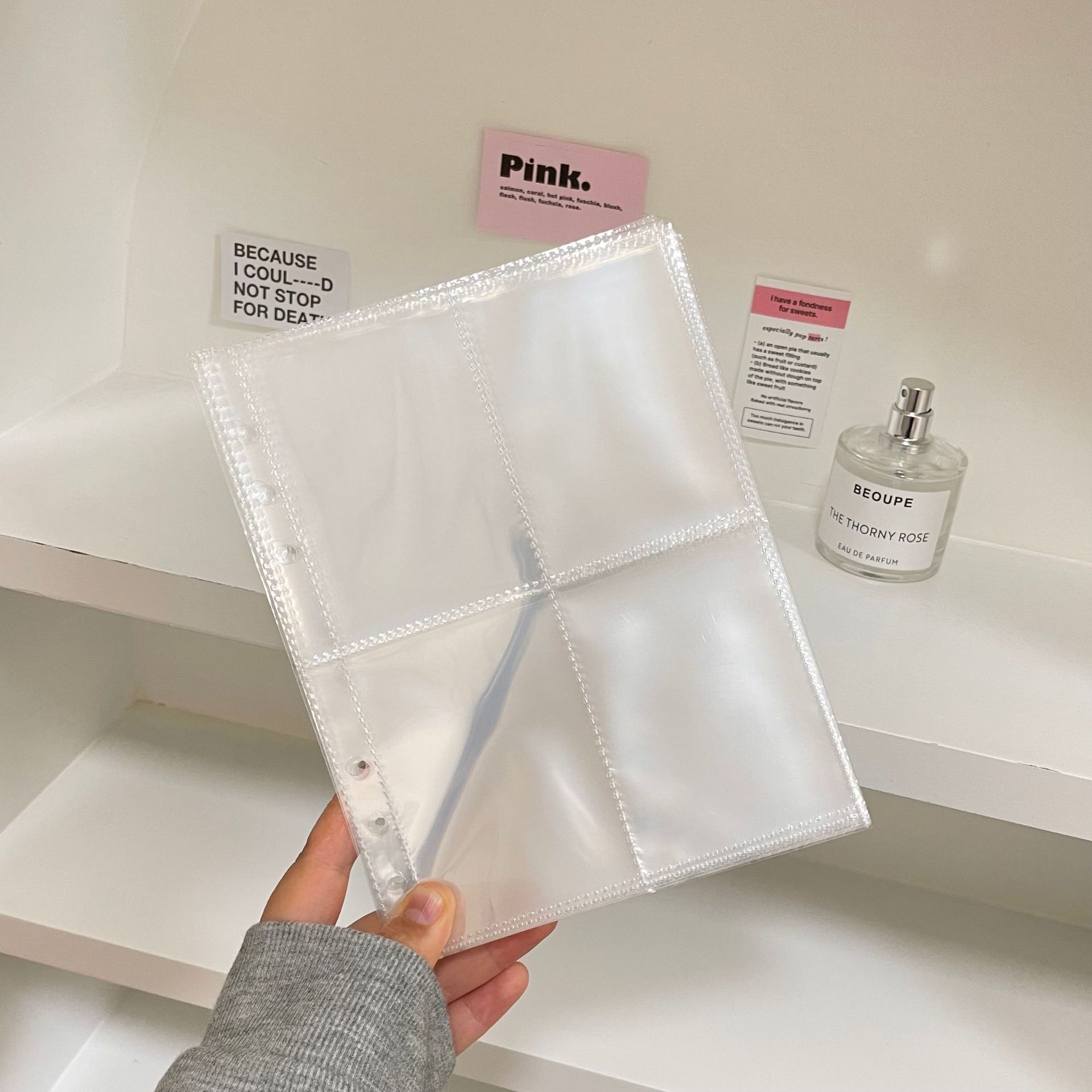 단면 - 고투명도 A5-4 그리드(10장)