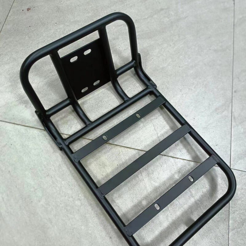 Electric Vehicle Shelf Takeaway Box Rear Tail Rack Customized Meal Delivery Box Bracket Base Iron Fixing Rack Bold Takeaway Shelf