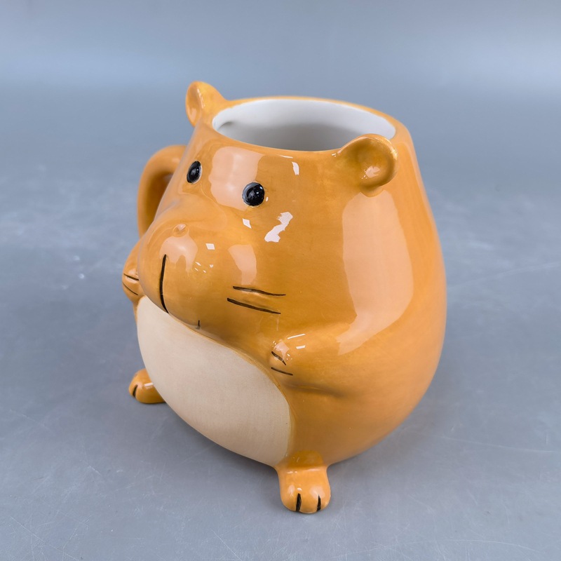 Taza de cerámica Capibara Taza de agua Dolphin Taza de desayuno casera de leche erizo taza de café de nicho
