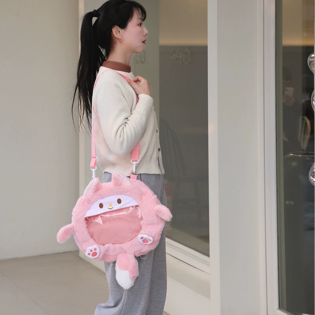 Cartoon backpack, capacious one-shoulder bag, handheld organizer bag to go out