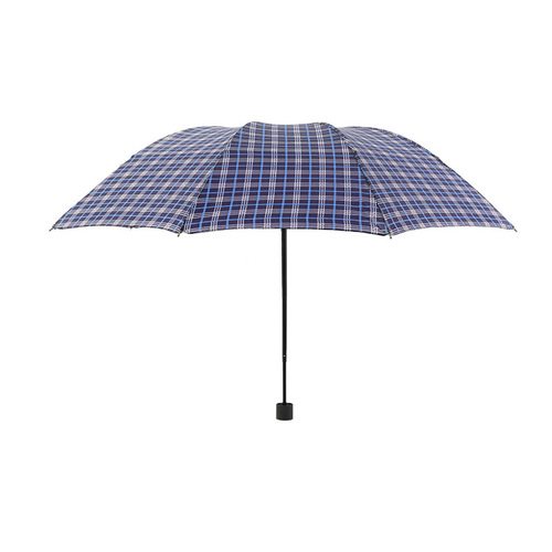 Special Large-Sized Manufacturer Wholesale Rain Umbrella with 10 Bones Reinforcement Folding Umbrella for Three or Two People, Sunny and Rainy Dual-Purpose Grid Umbrella