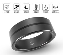 黑鲨魔戒超薄智能戒指睡眠血氧心率体温健康监测指环运动深云灰9
