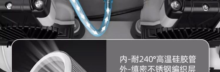 Oil-free, silent air compressor, air pump, high-power, fast inflation, 220V, portable air pump
