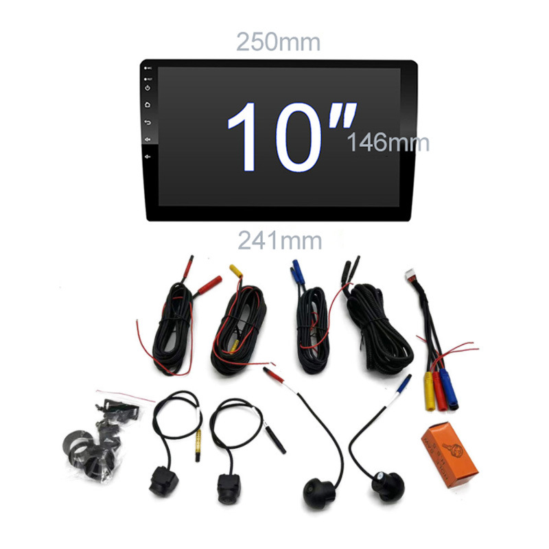 360° Panoramische Camera 720P HD Achter / Voor / Links / Rechts 360 Panoramische Accessoires voor Auto Android Radio_voghion.com