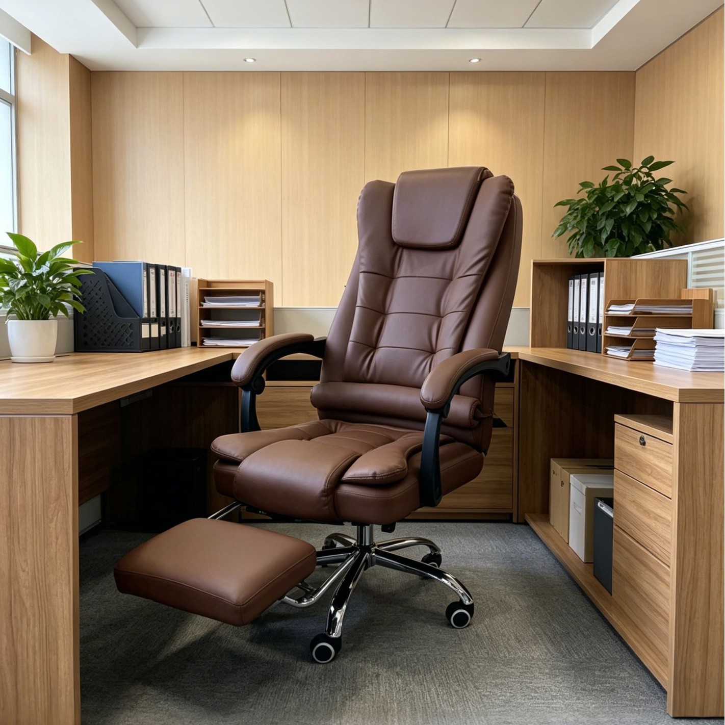 silla de computadora doméstica silla de jefe silla de oficina de negocios silla giratoria ajustable silla de almuerzo de oficina silla de respaldo multifuncional
