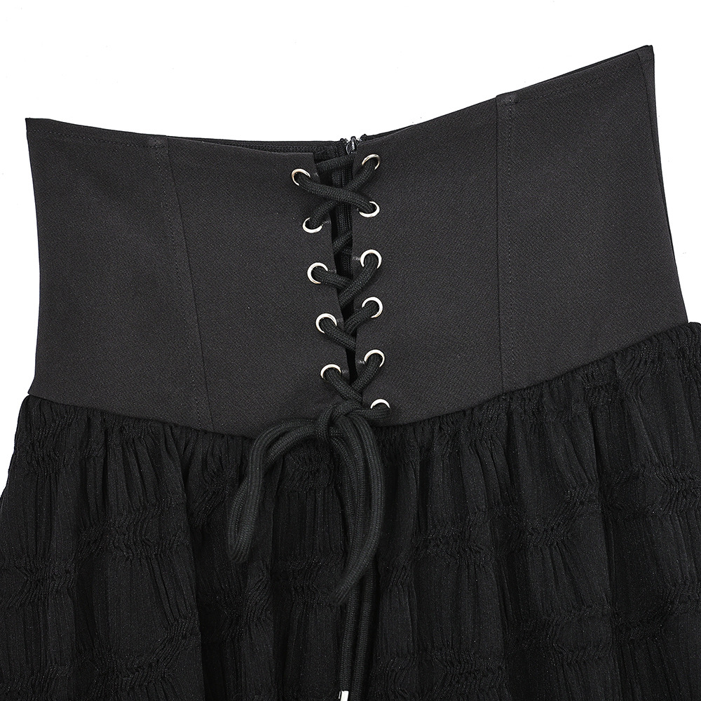 Corset Goth Maxi Skirt