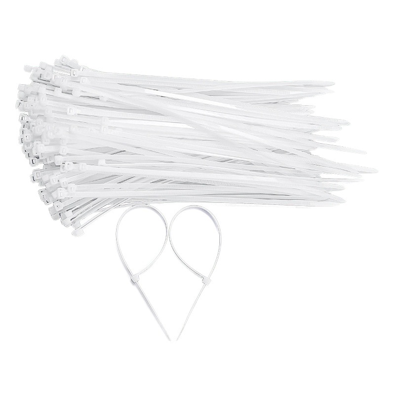 Auto-bloqueo de nylon de cable de la atadura de cables de plástico de la atadura de cables de la correa de embalaje 4x200 cable tie