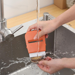 Three-in-one brush peeler stainless steel peeler vegetable and fruit creative peeling knife kitchen gadgets wholesale