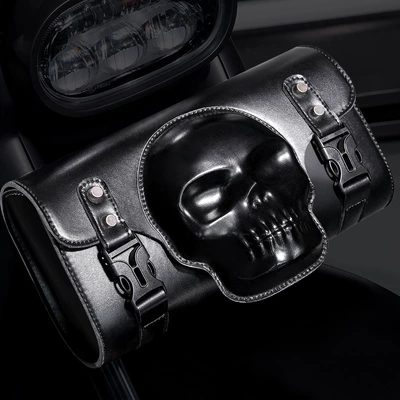 European and American Hot Selling Punk Rock Harley Electric Motorcycle Front Hanging Bag Front Waterproof Prince Cruise Knight Equipment (Motosiklet ləvazimatları və aksesuarları) - fbg323bk